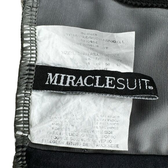 Miraclesuit Kirkland Womens 16 Gray Horizon One Piece Swimsuit - Picture 11 of 11